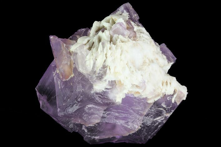 Cubic Fluorite on Bladed Barite - Cave-in-Rock, Illinois #73940